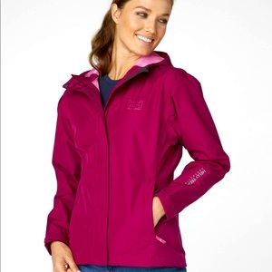 Helly Hansen W SEVEN J JACKET Plum Rain jacket